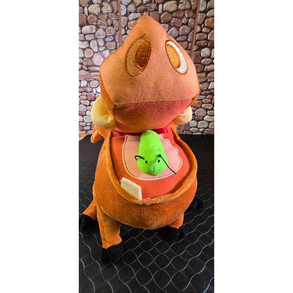 Disney Lion King Talking Pumba Warthog Grub Bug Large 14" Plush Stuffed - Picture 5 of 9
